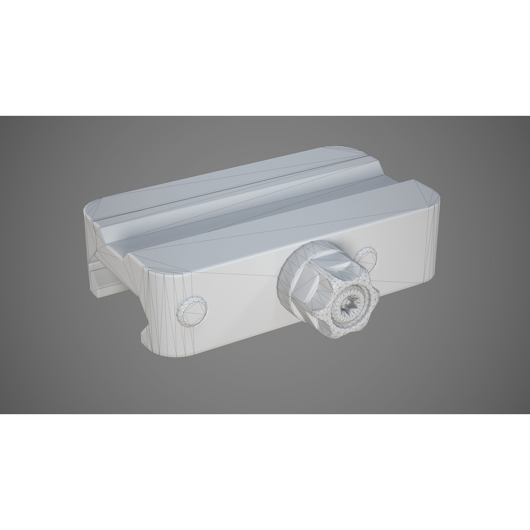 ACOG 1.5x16S 3D Model – Low Poly Replica Game Asset, FBX