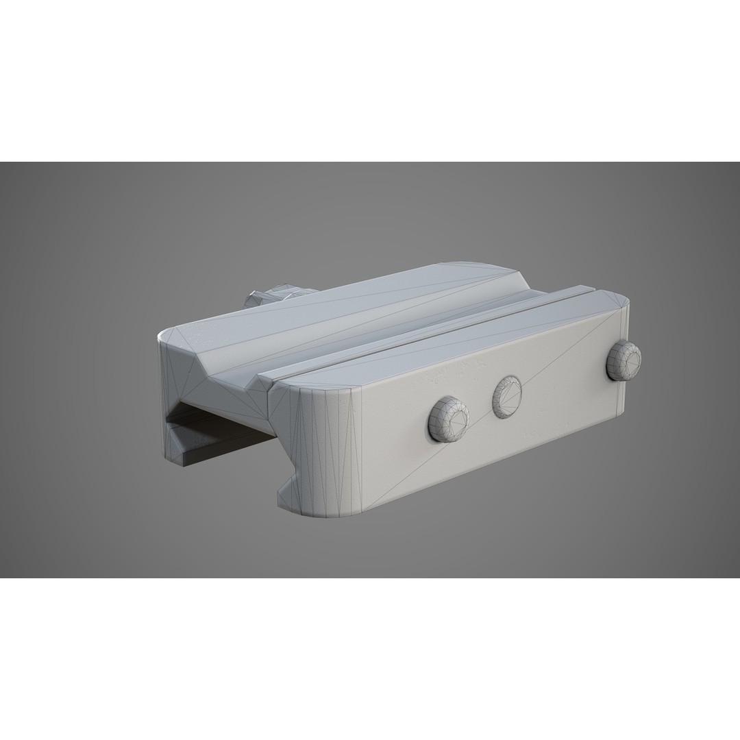 ACOG 1.5x16S 3D Model – Low Poly Replica Game Asset, FBX - View 22