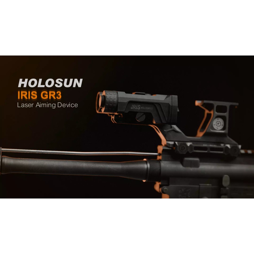 Holosun IRIS GR3 3D Model – Low Poly Laser Sight, FBX, Game Ready - View 3