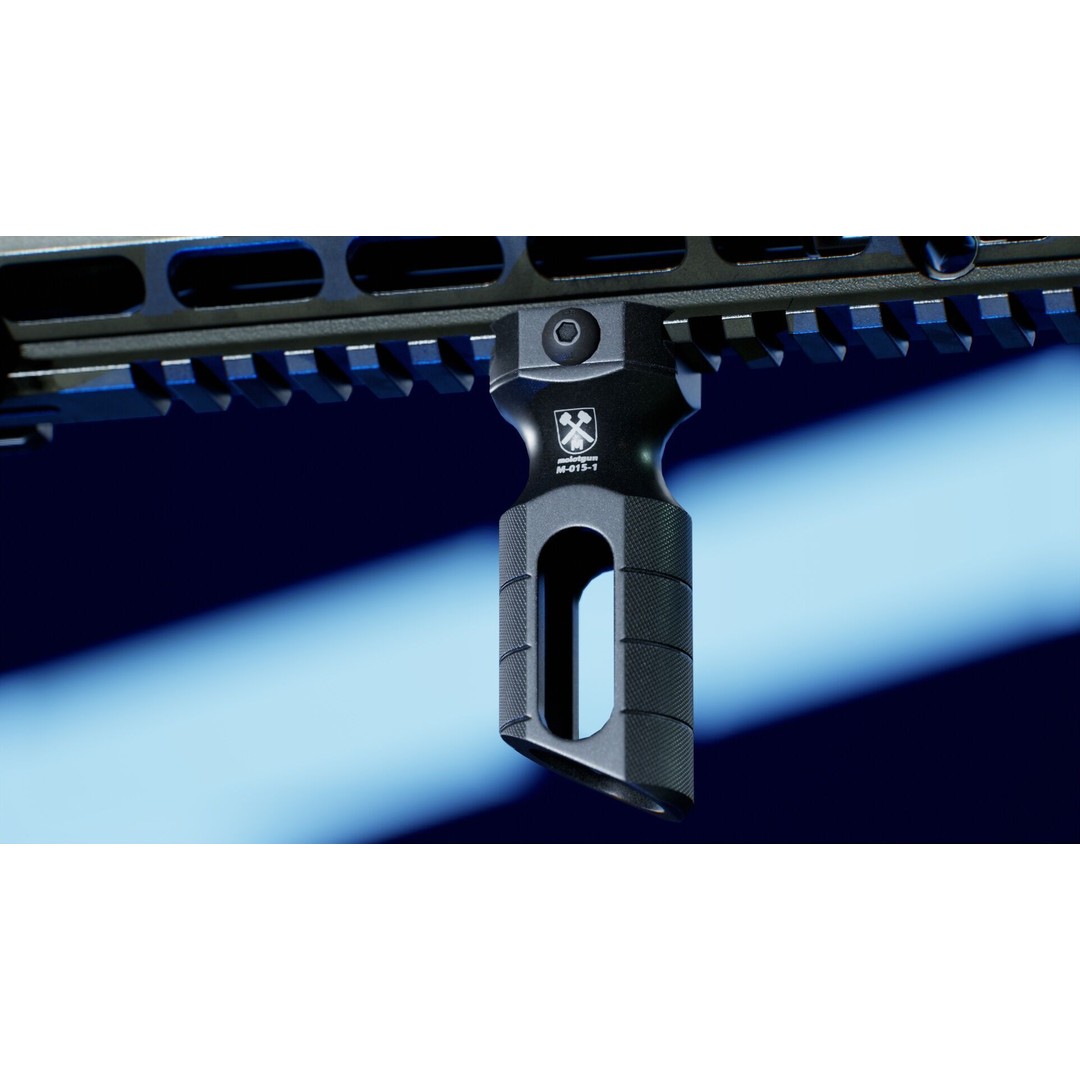 Haenel MK 556 3D Model – Low Poly Game-Ready Rifle, FBX, OBJ - View 12