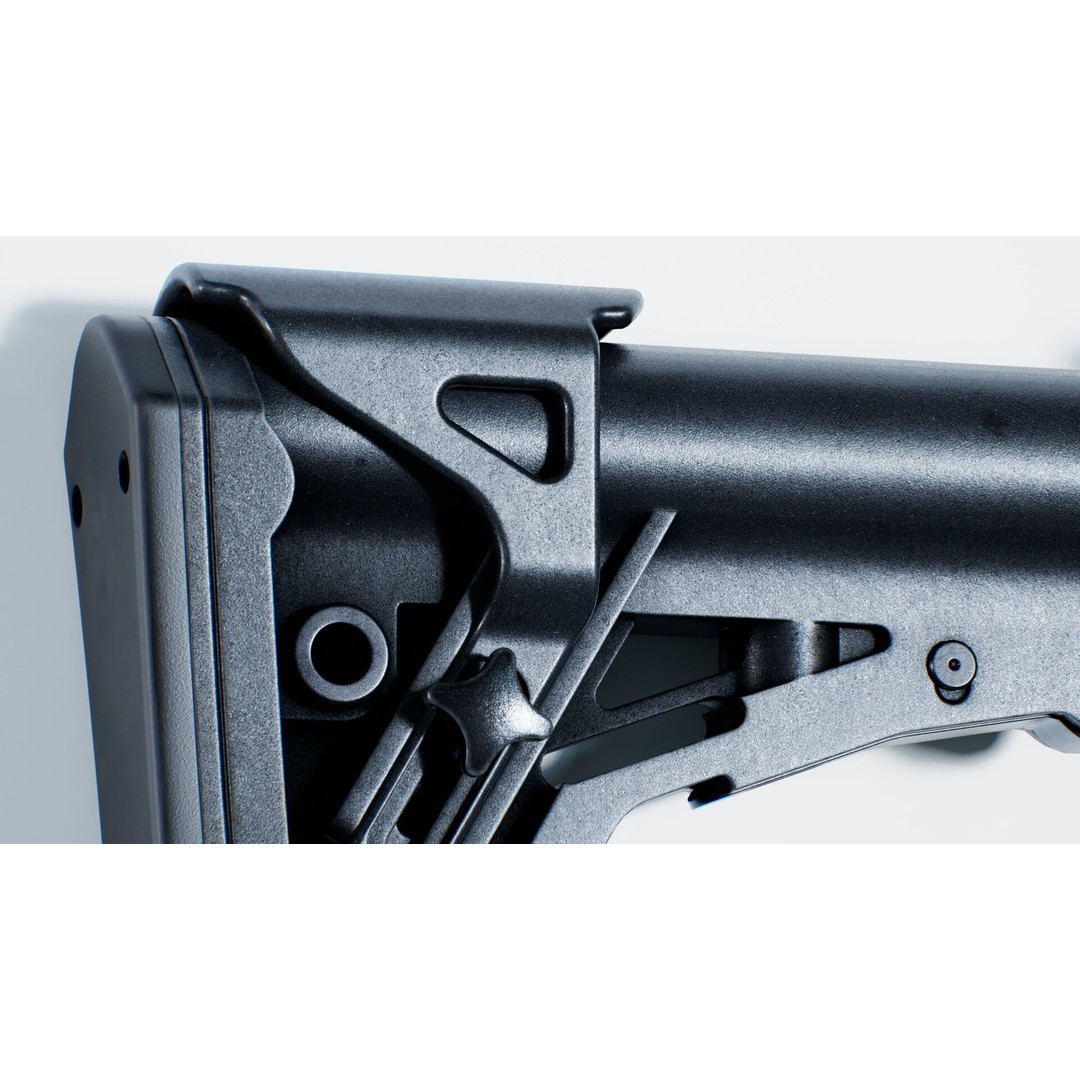 Haenel MK 556 3D Model – Low Poly Game-Ready Rifle, FBX, OBJ - View 33