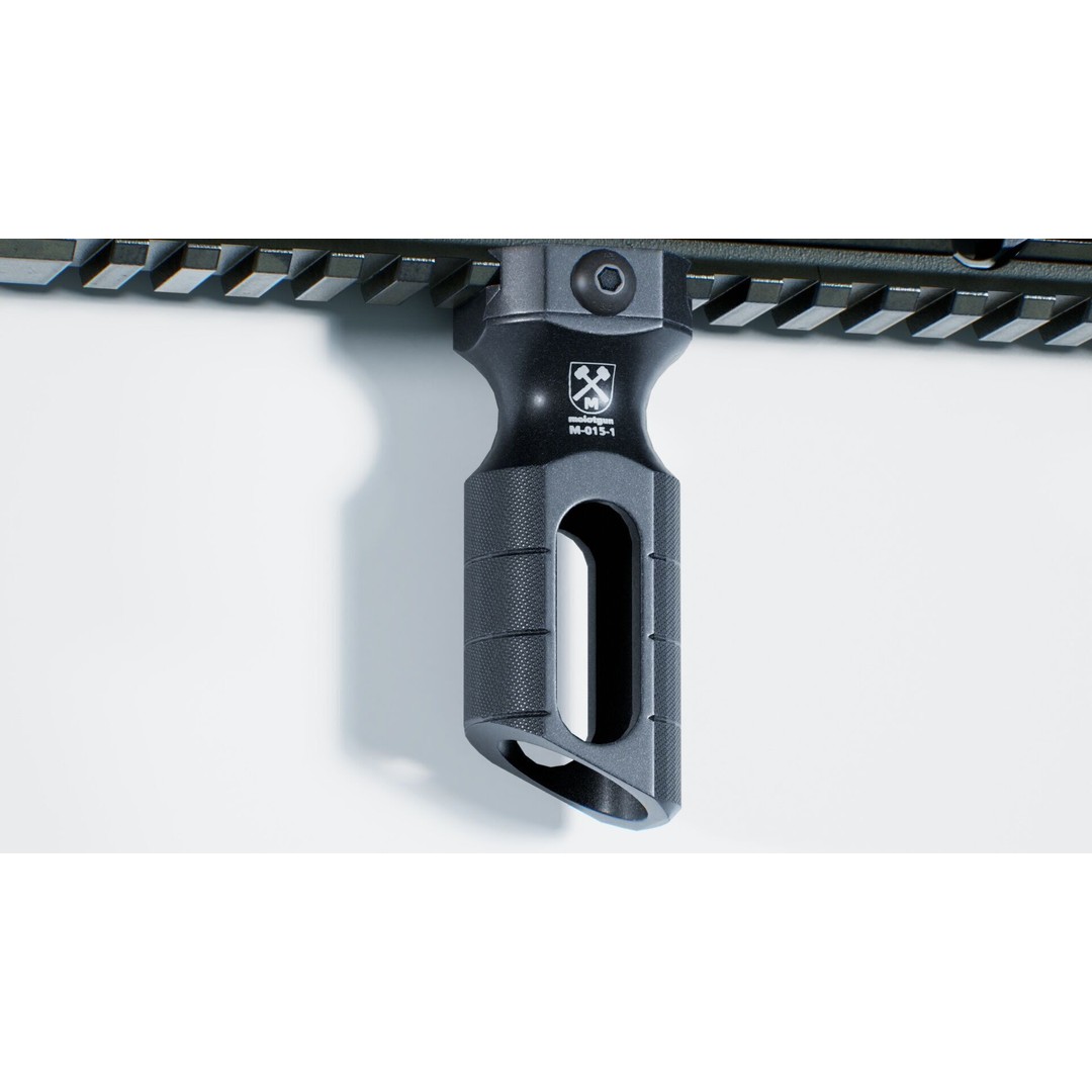 Haenel MK 556 3D Model – Low Poly Game-Ready Rifle, FBX, OBJ - View 36