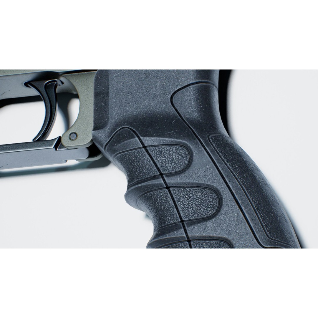 Haenel MK 556 3D Model – Low Poly Game-Ready Rifle, FBX, OBJ - View 42