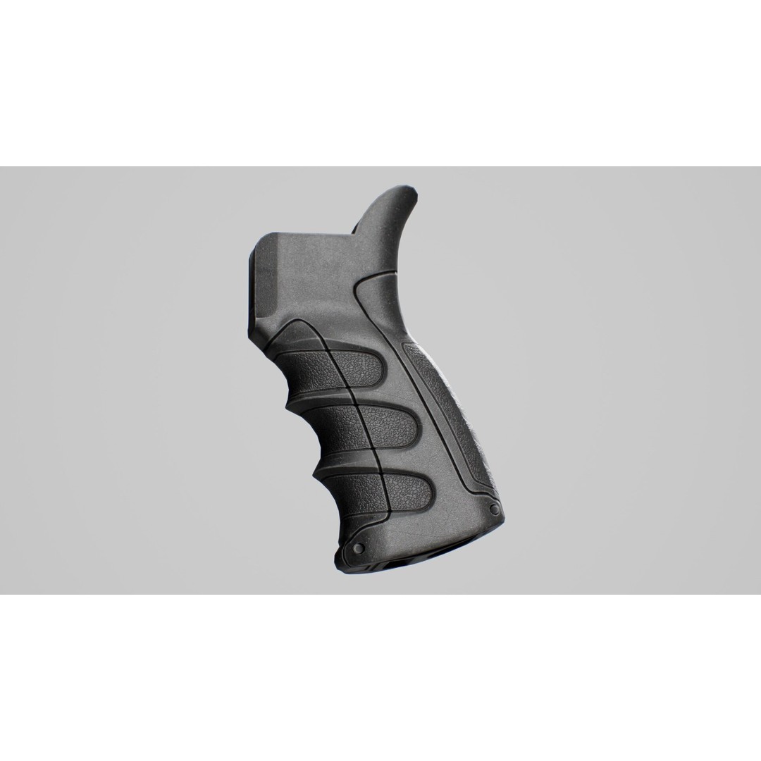 Haenel MK 556 3D Model – Low Poly Game-Ready Rifle, FBX, OBJ - View 54