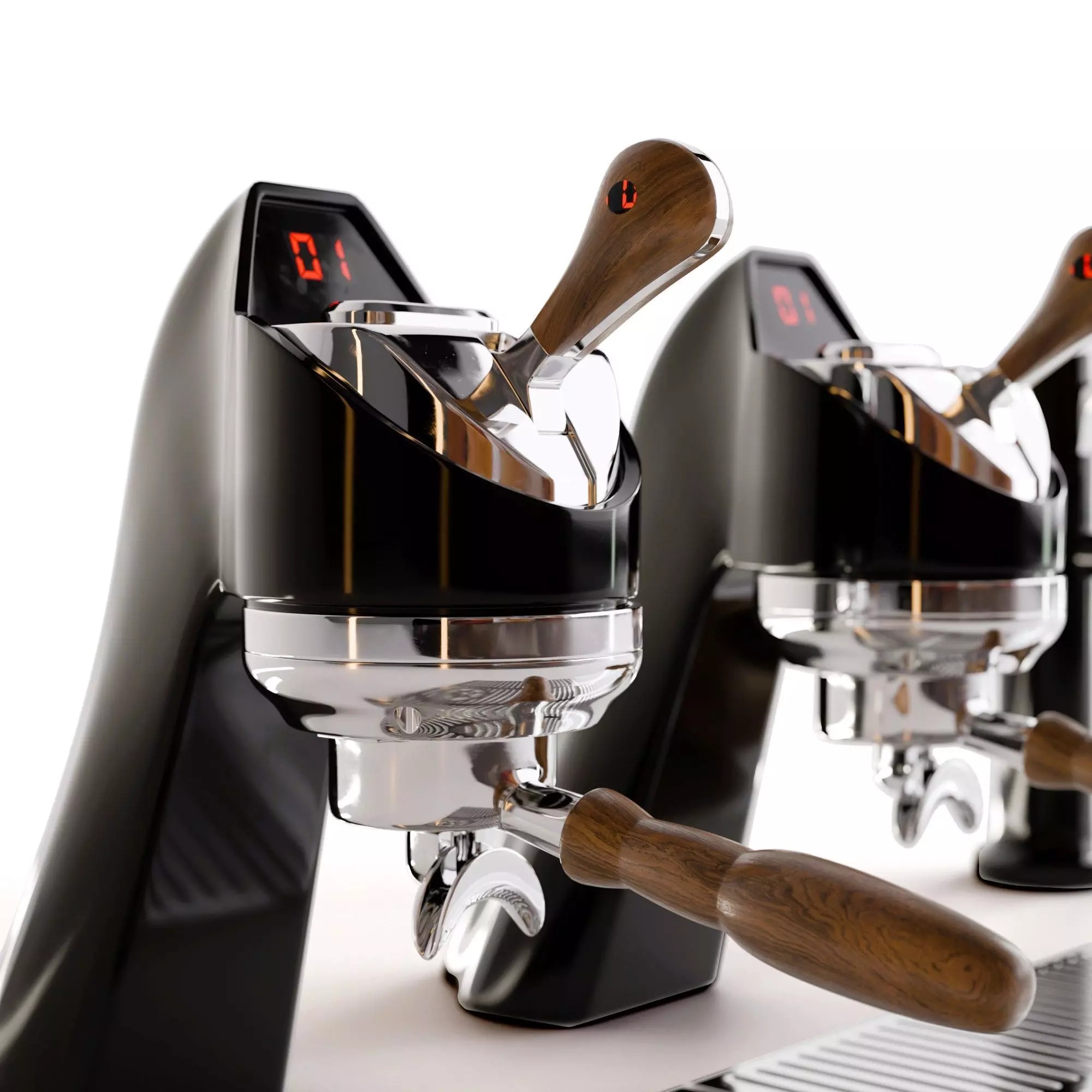 Modbar Coffeemachine - PBR Game-Ready 3D Model - View 3