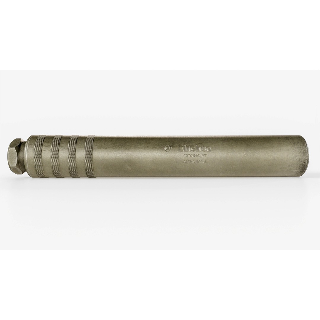 Elite Iron Alpha 50 cal Suppressor 3D Model – Low Poly Game Asset, FBX - View 8