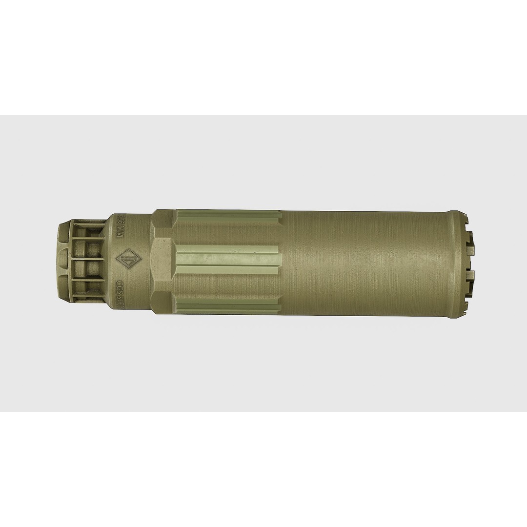 CGS SCI - Six Suppressor 3D Model – Low Poly Game Asset, FBX - View 10