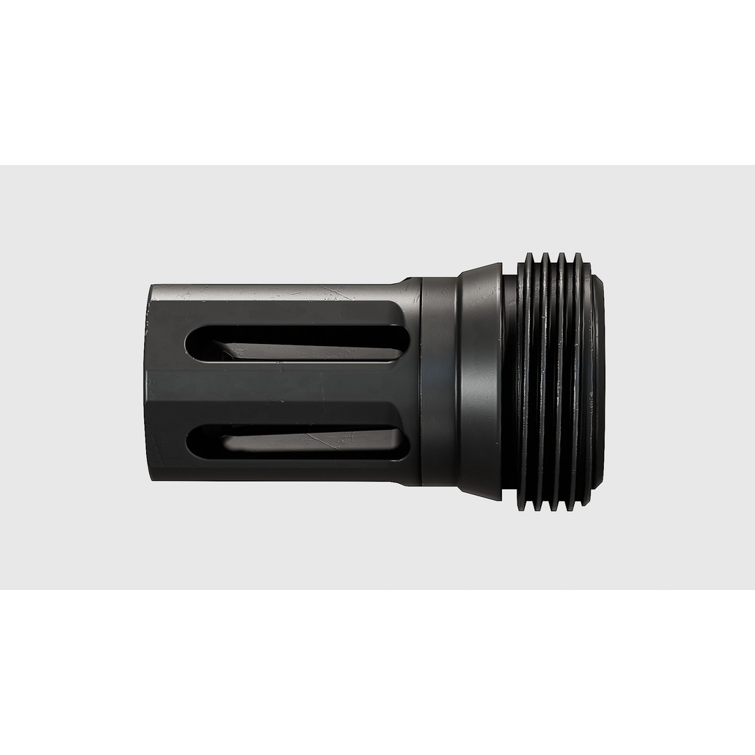 CGS SCI - Six Suppressor 3D Model – Low Poly Game Asset, FBX - View 15