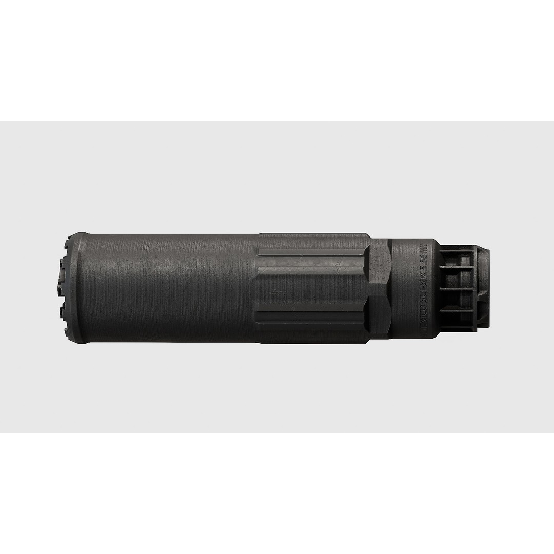 CGS SCI - Six Suppressor 3D Model – Low Poly Game Asset, FBX - View 6