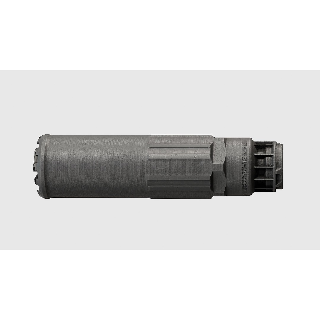 CGS SCI - Six Suppressor 3D Model – Low Poly Game Asset, FBX - View 8