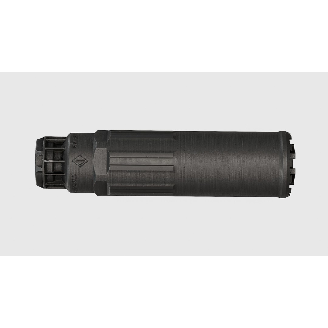 CGS SCI - Six Suppressor 3D Model – Low Poly Game Asset, FBX - View 9