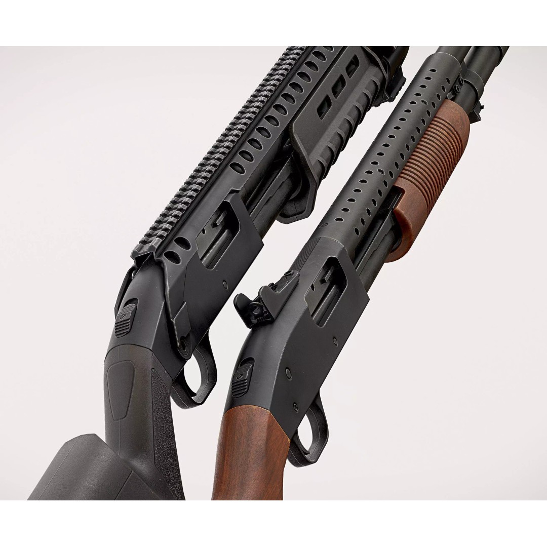 Mossberg 590 3D Model – Low Poly Game Asset, FBX, PBR Textures - View 2