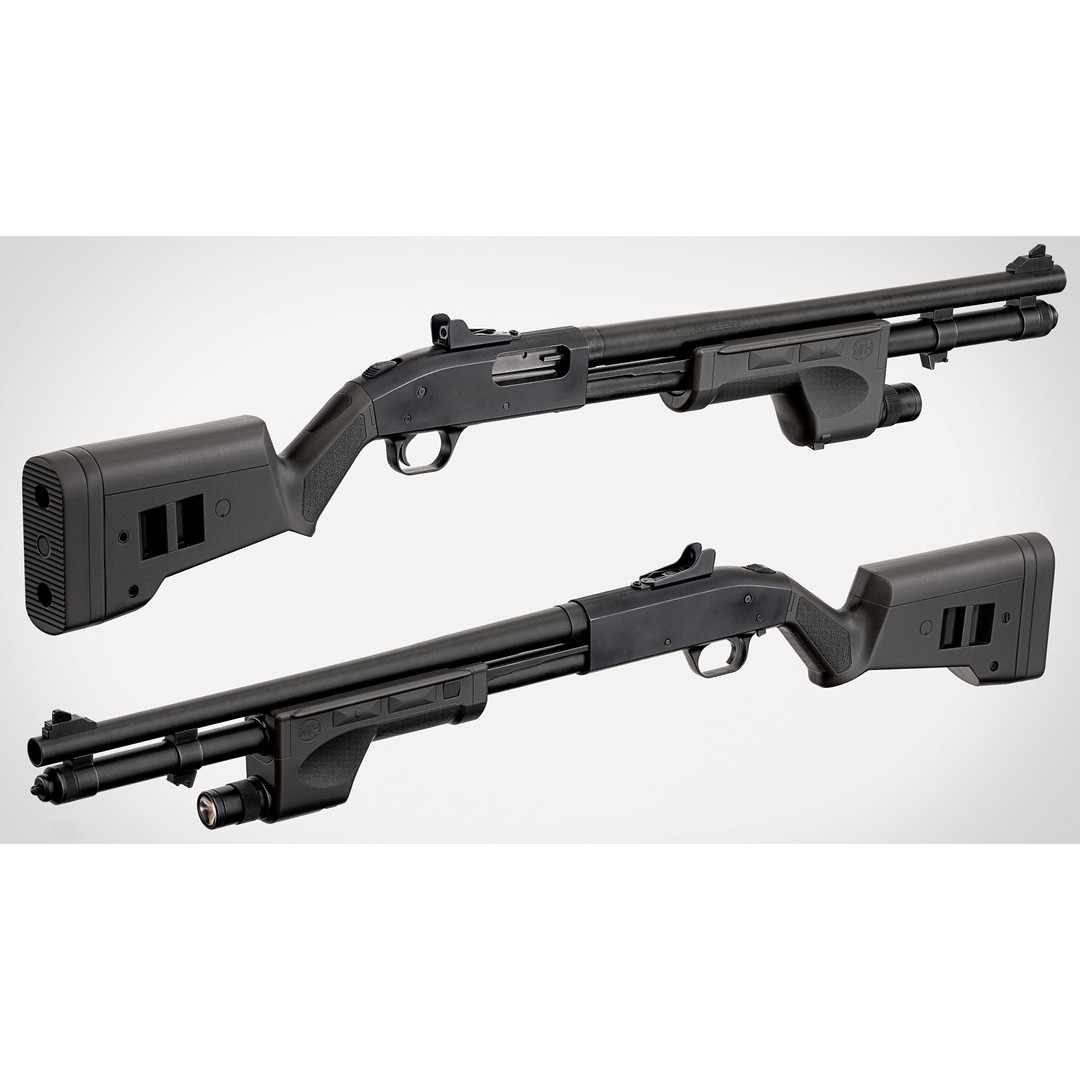 Mossberg 590 3D Model – Low Poly Game Asset, FBX, PBR Textures - View 7