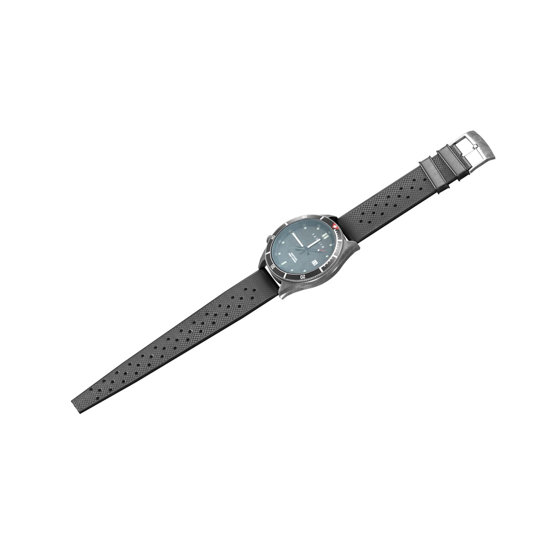 Sangin Neptune Wrist Watch 3D Model – Low Poly Game-Ready Asset, FBX - View 8