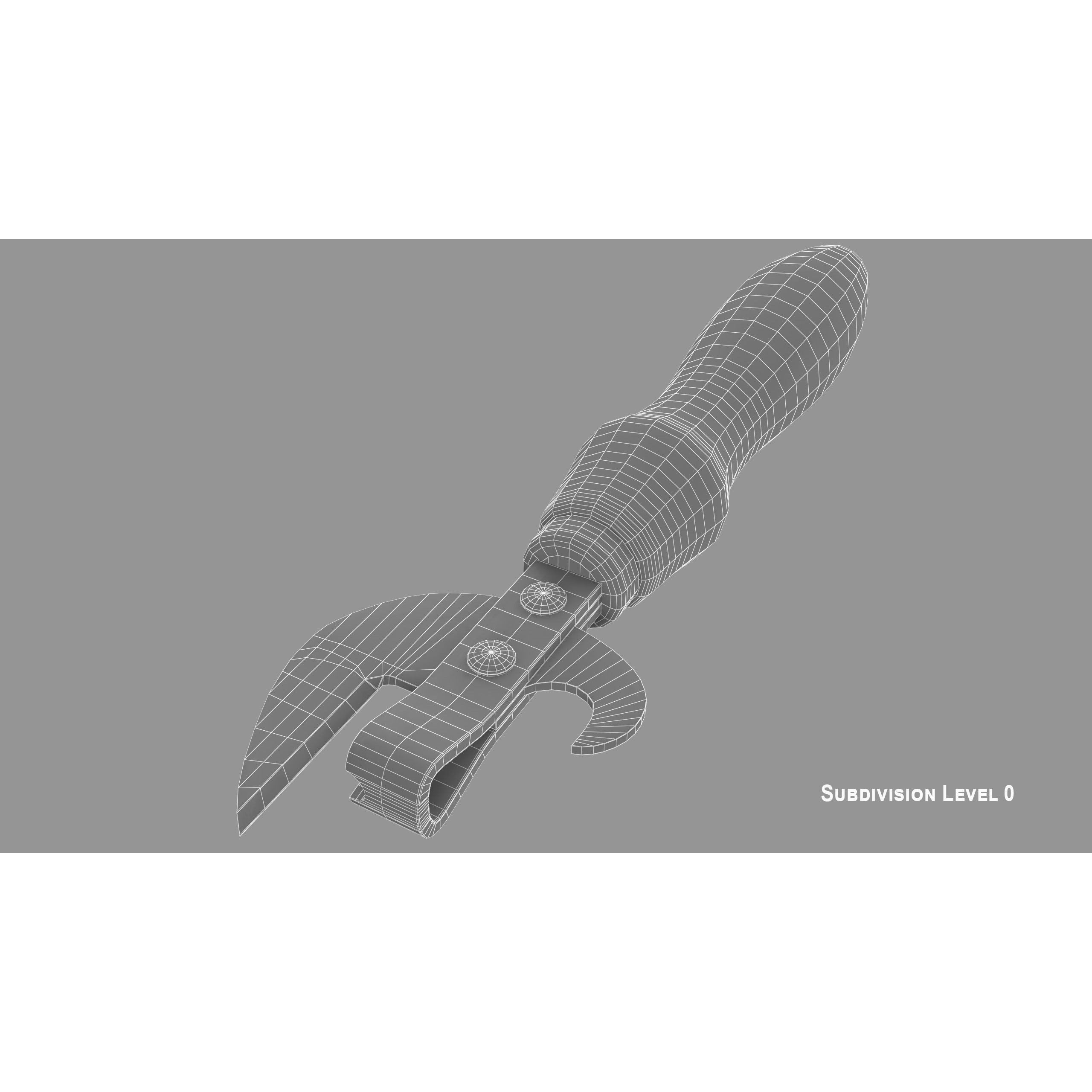 Can Opener - Game-Ready 3D Model - View 10