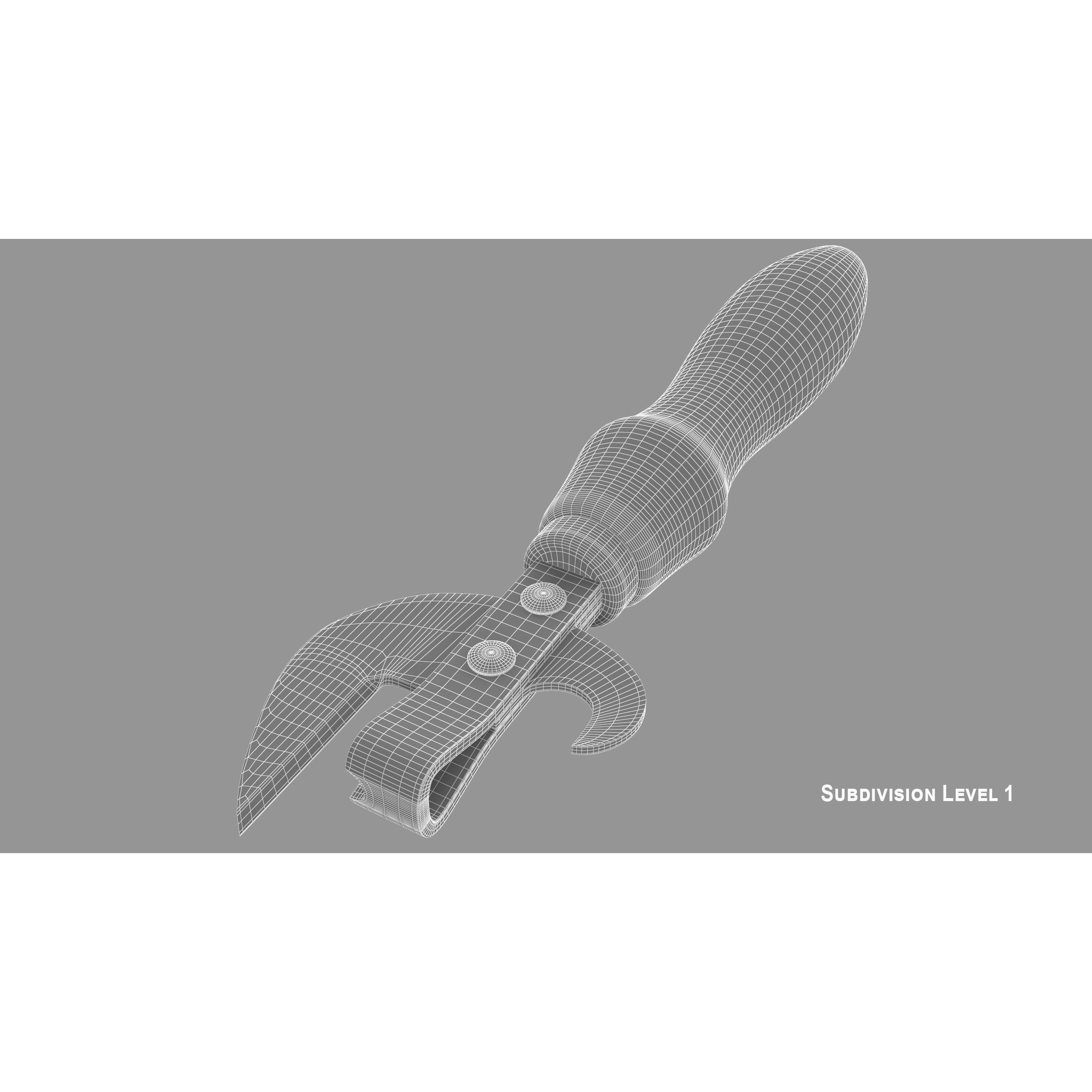 Can Opener - Game-Ready 3D Model - View 11