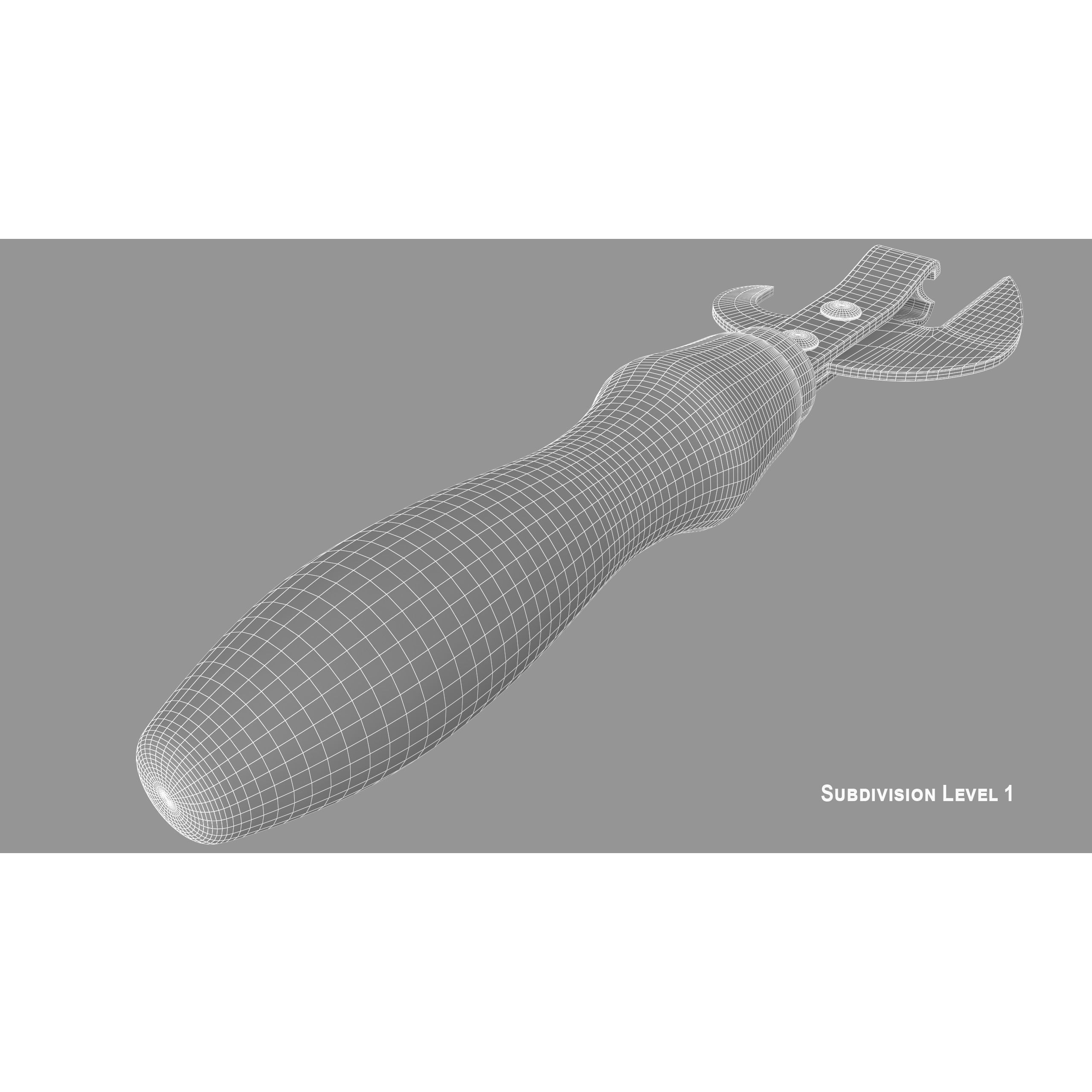 Can Opener - Game-Ready 3D Model - View 13