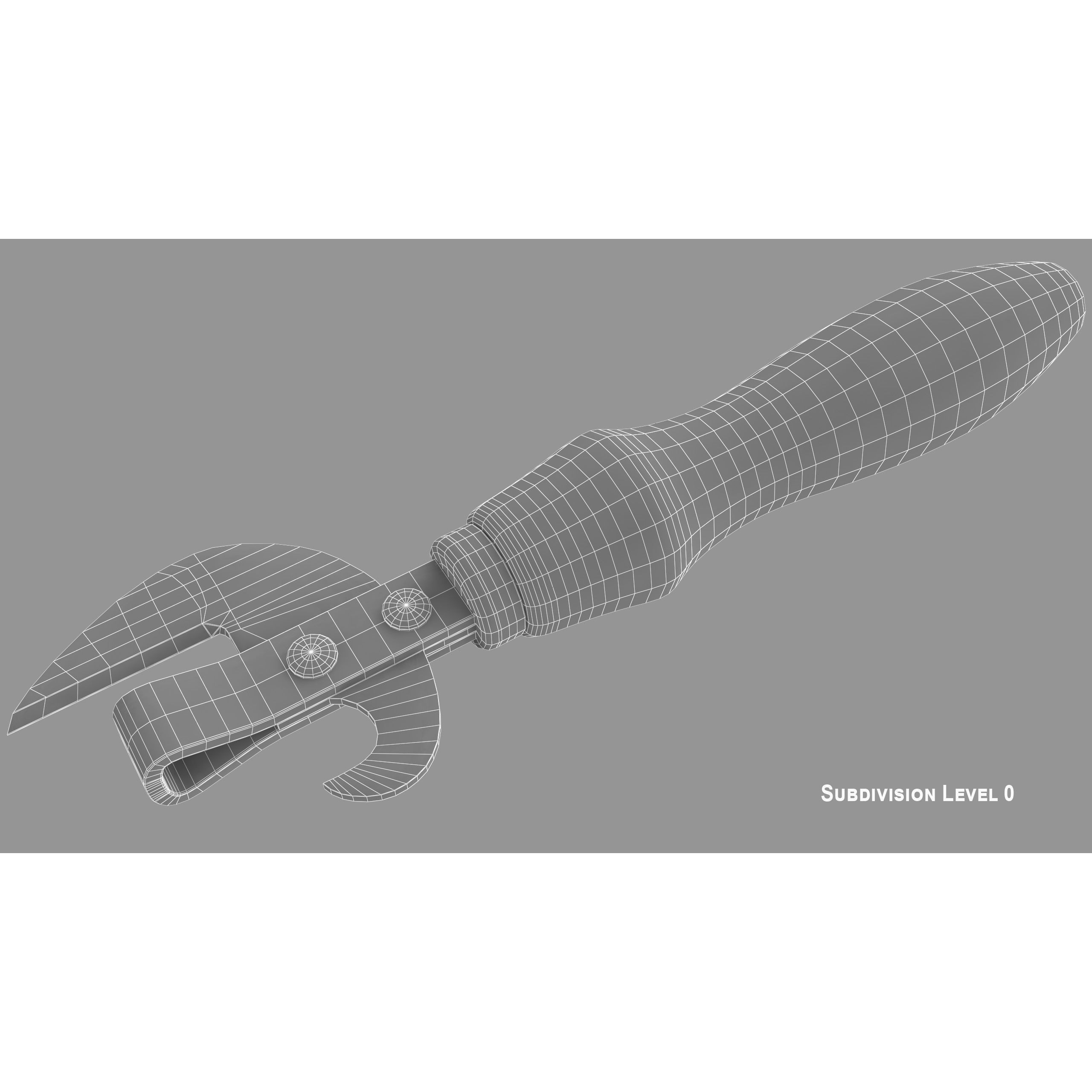 Can Opener - Game-Ready 3D Model - View 14