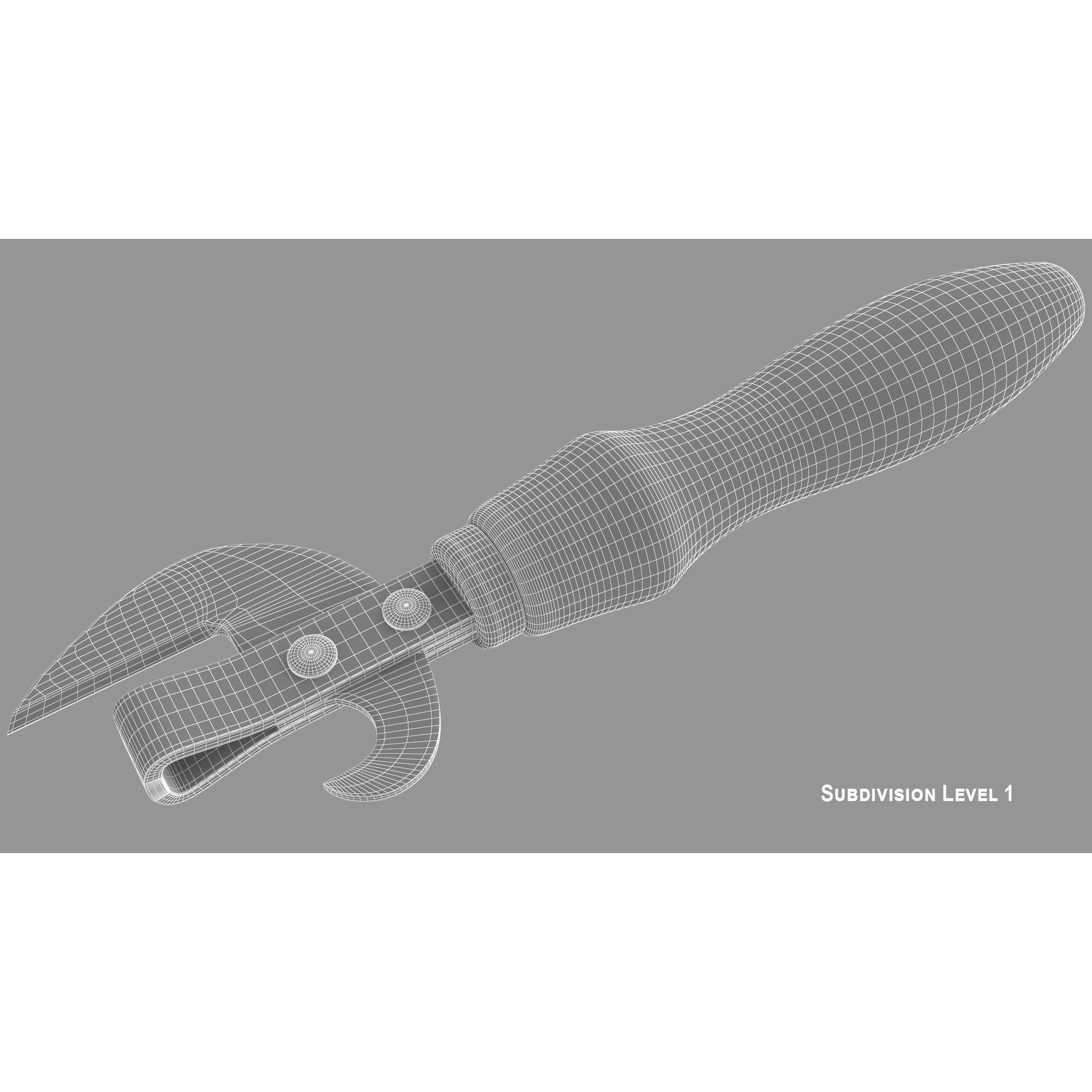 Can Opener - Game-Ready 3D Model - View 15
