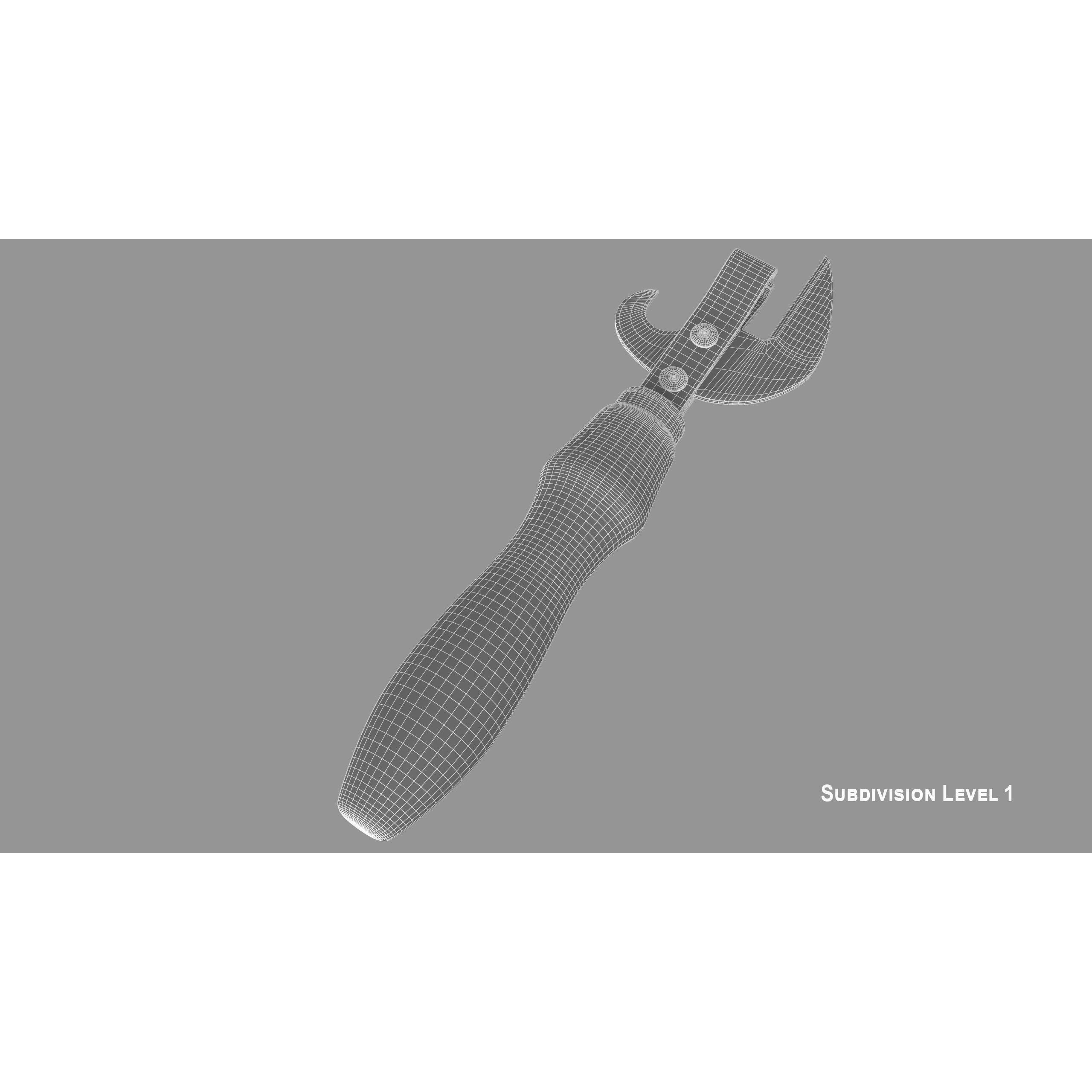 Can Opener - Game-Ready 3D Model - View 17