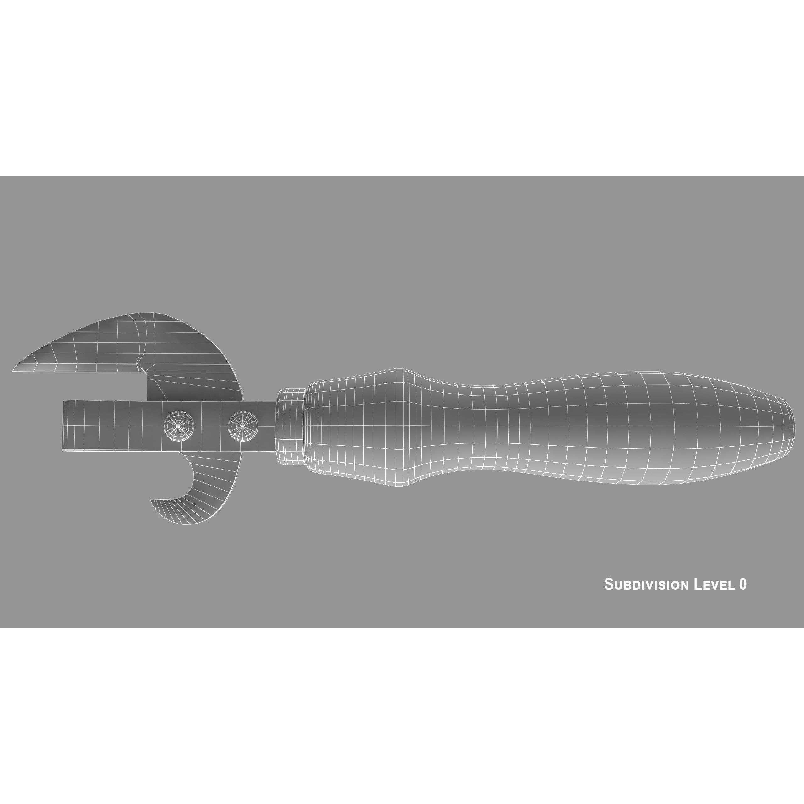 Can Opener - Game-Ready 3D Model - View 8
