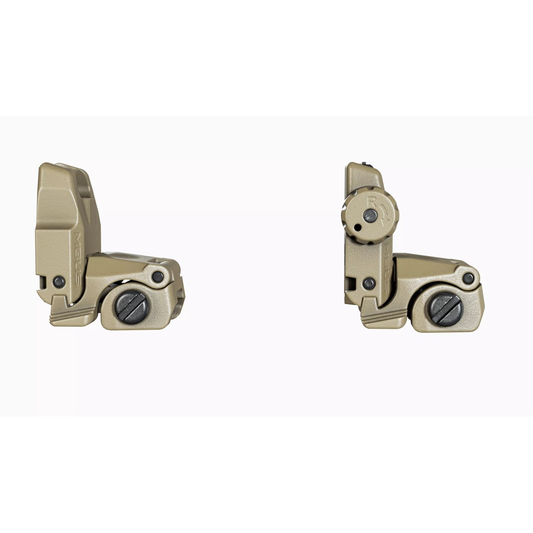 Magpul MBUS Ironsights 3D Model – Low Poly Game Asset, FBX, OBJ - View 10