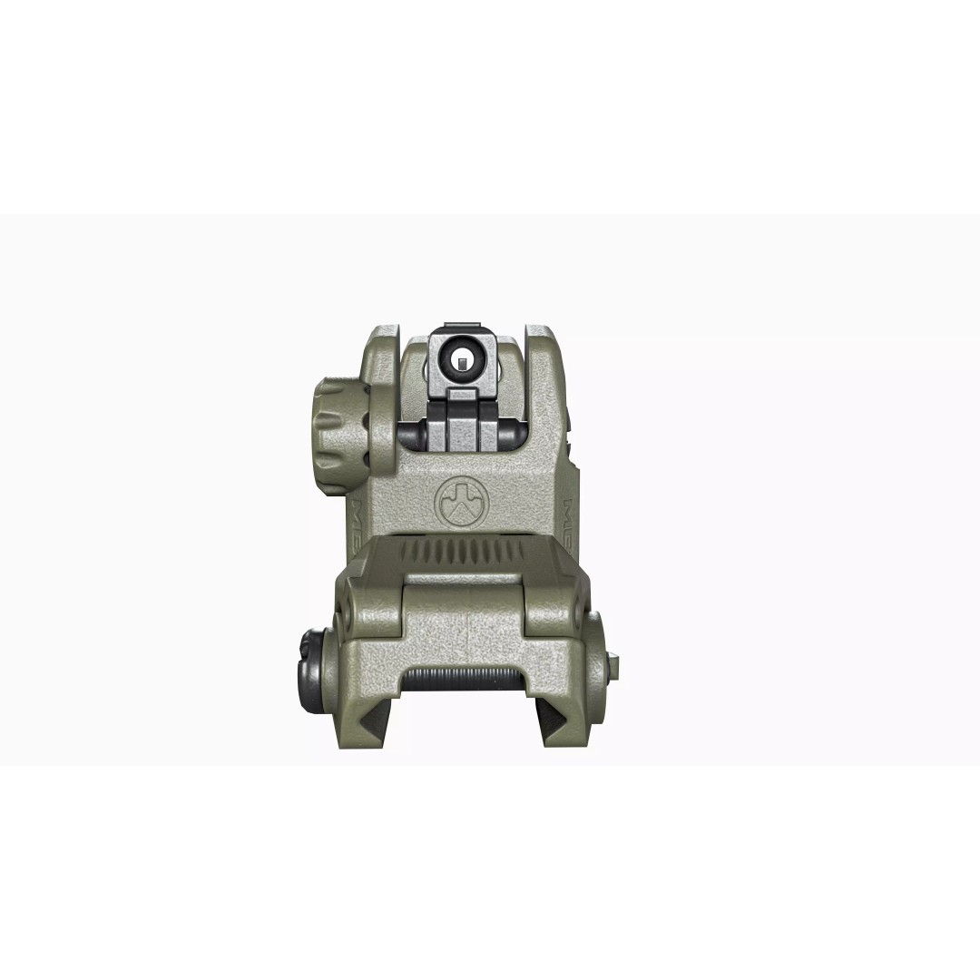 Magpul MBUS Ironsights 3D Model – Low Poly Game Asset, FBX, OBJ - View 12