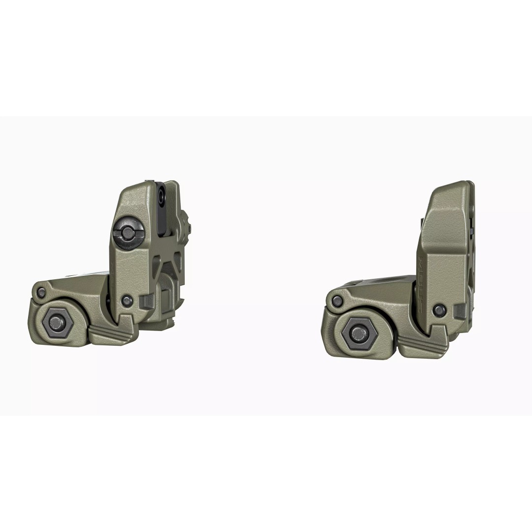 Magpul MBUS Ironsights 3D Model – Low Poly Game Asset, FBX, OBJ - View 6