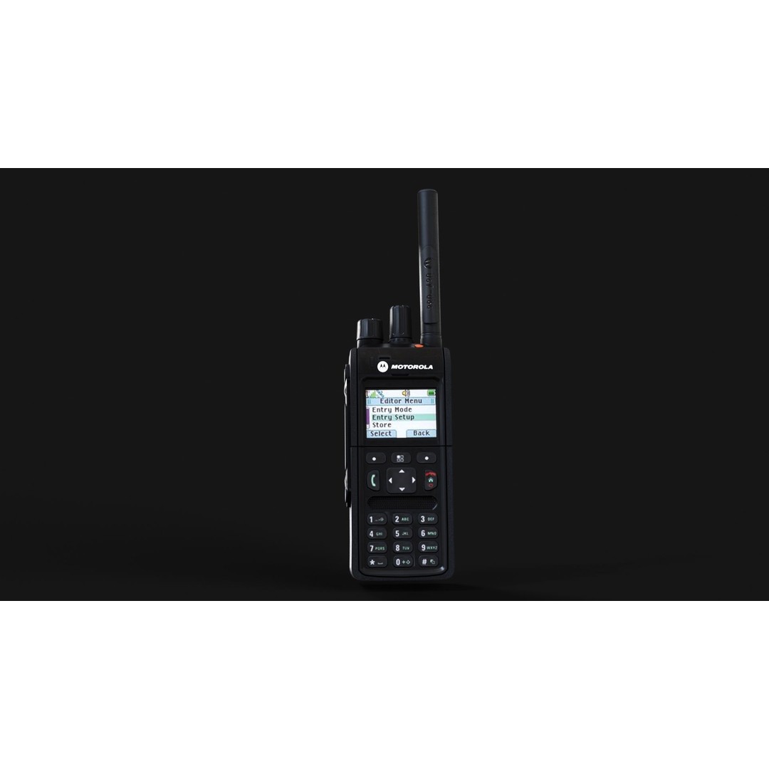 MTP 3150 Tetra Portable Radio 3D Model – Low Poly Game Ready, FBX & OBJ