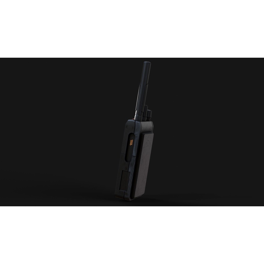 MTP 3150 Tetra Portable Radio 3D Model – Low Poly Game Ready, FBX & OBJ - View 11