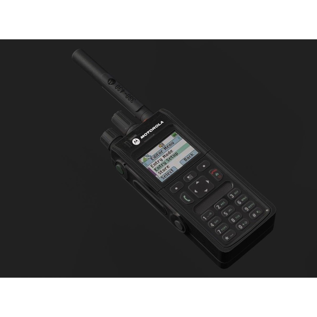 MTP 3150 Tetra Portable Radio 3D Model – Low Poly Game Ready, FBX & OBJ - View 6