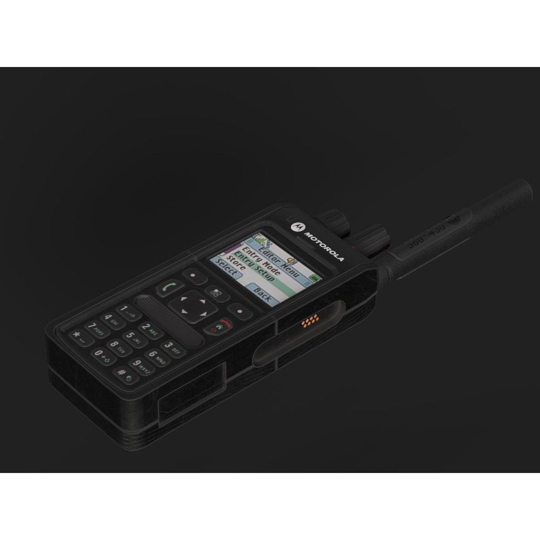 MTP 3150 Tetra Portable Radio 3D Model – Low Poly Game Ready, FBX & OBJ - View 7