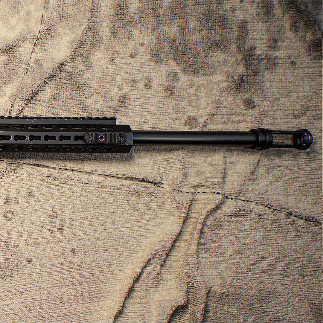 Ax 388 Sniper Rifle 3D Model – Low Poly Game-Ready Asset, FBX, OBJ, Blender - View 5