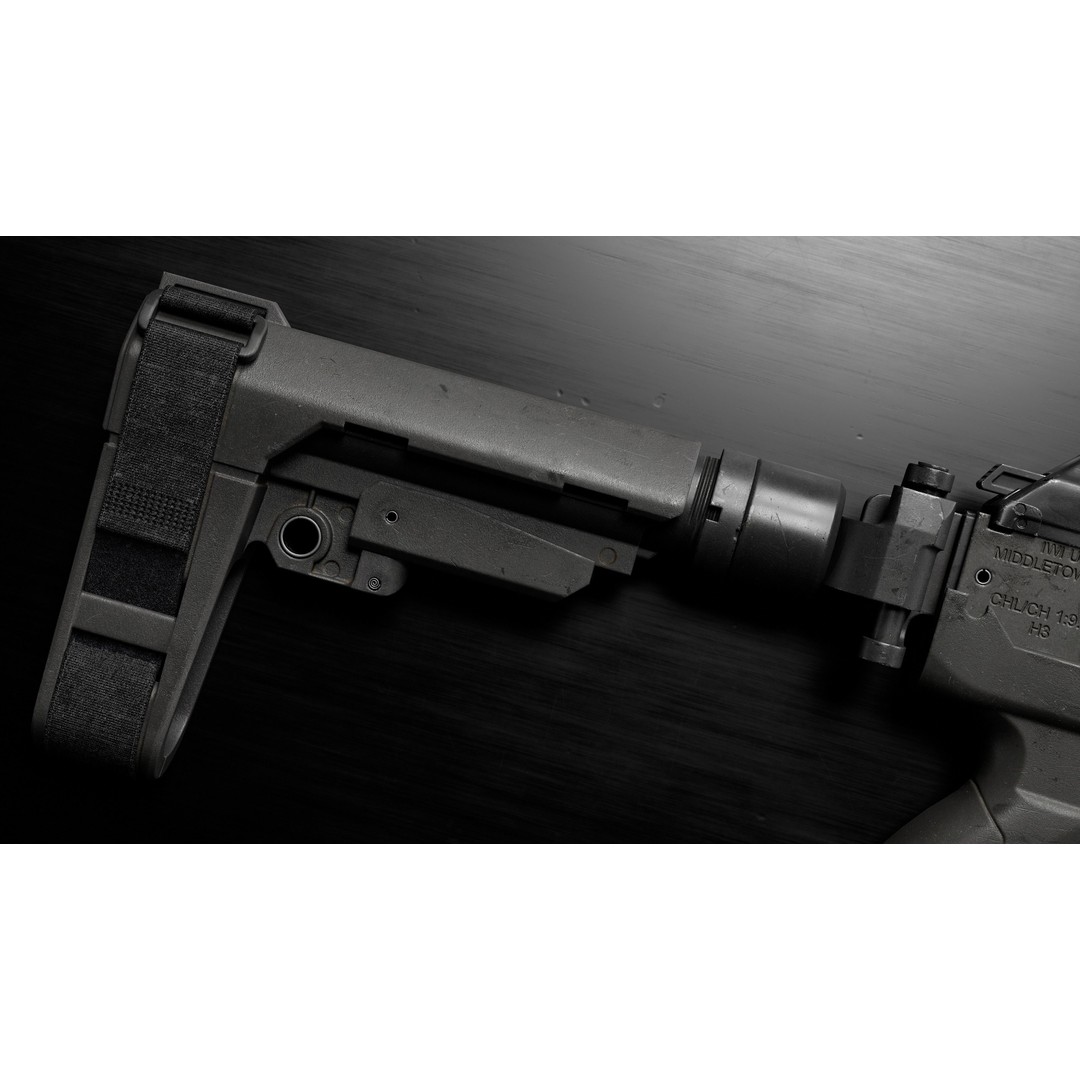 IWI Galil Ace Gen2 3D Model – Low Poly Rigged Game Asset, FBX - View 13