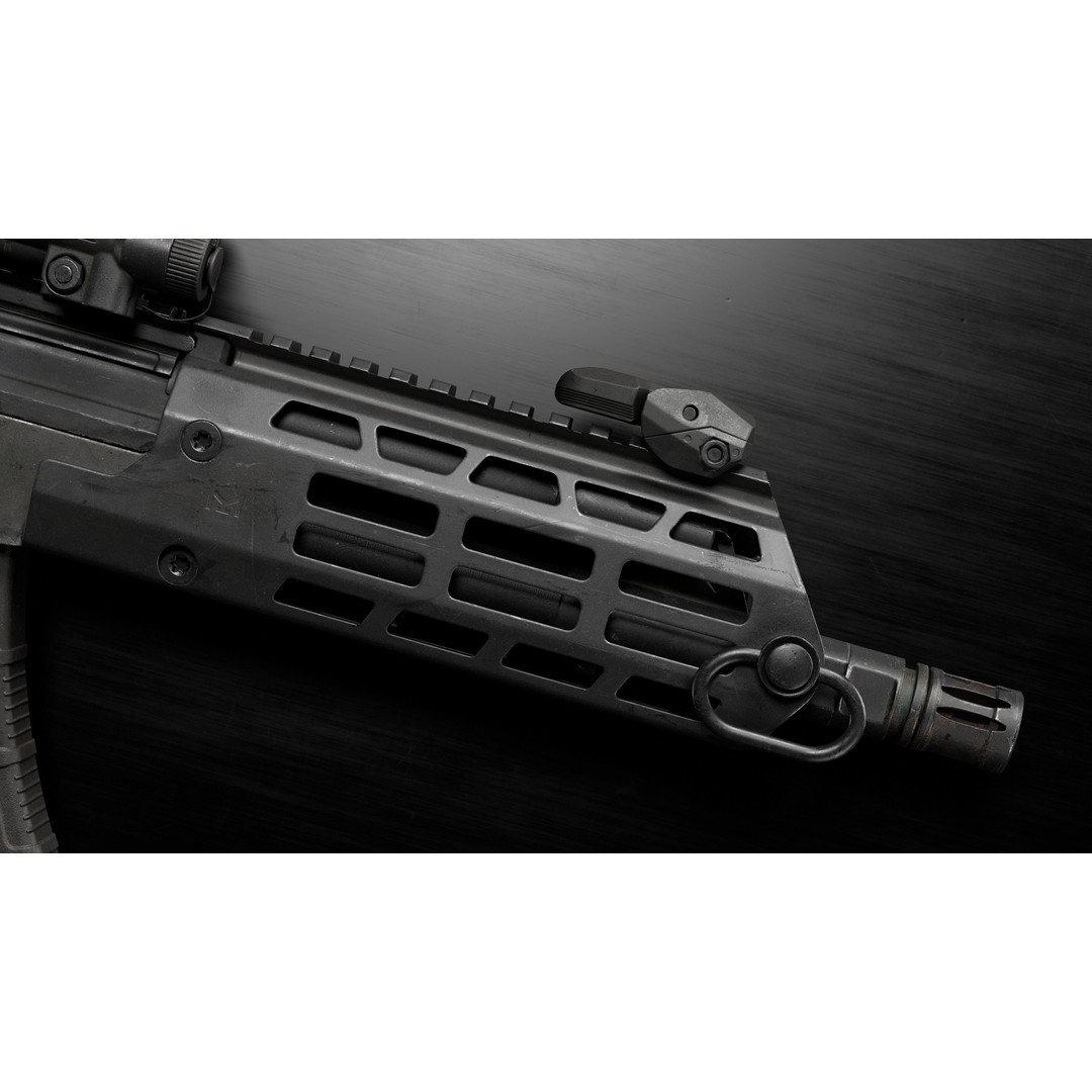 IWI Galil Ace Gen2 3D Model – Low Poly Rigged Game Asset, FBX - View 7