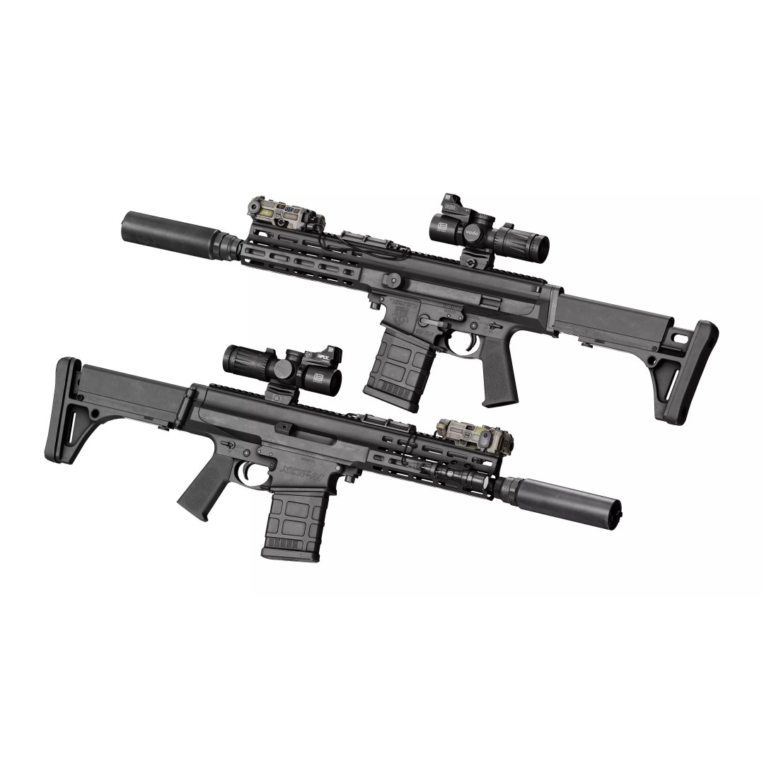 Robinson Armament XCR-M Rifle 3D Model – Low Poly Game Asset, FBX, OBJ - View 2