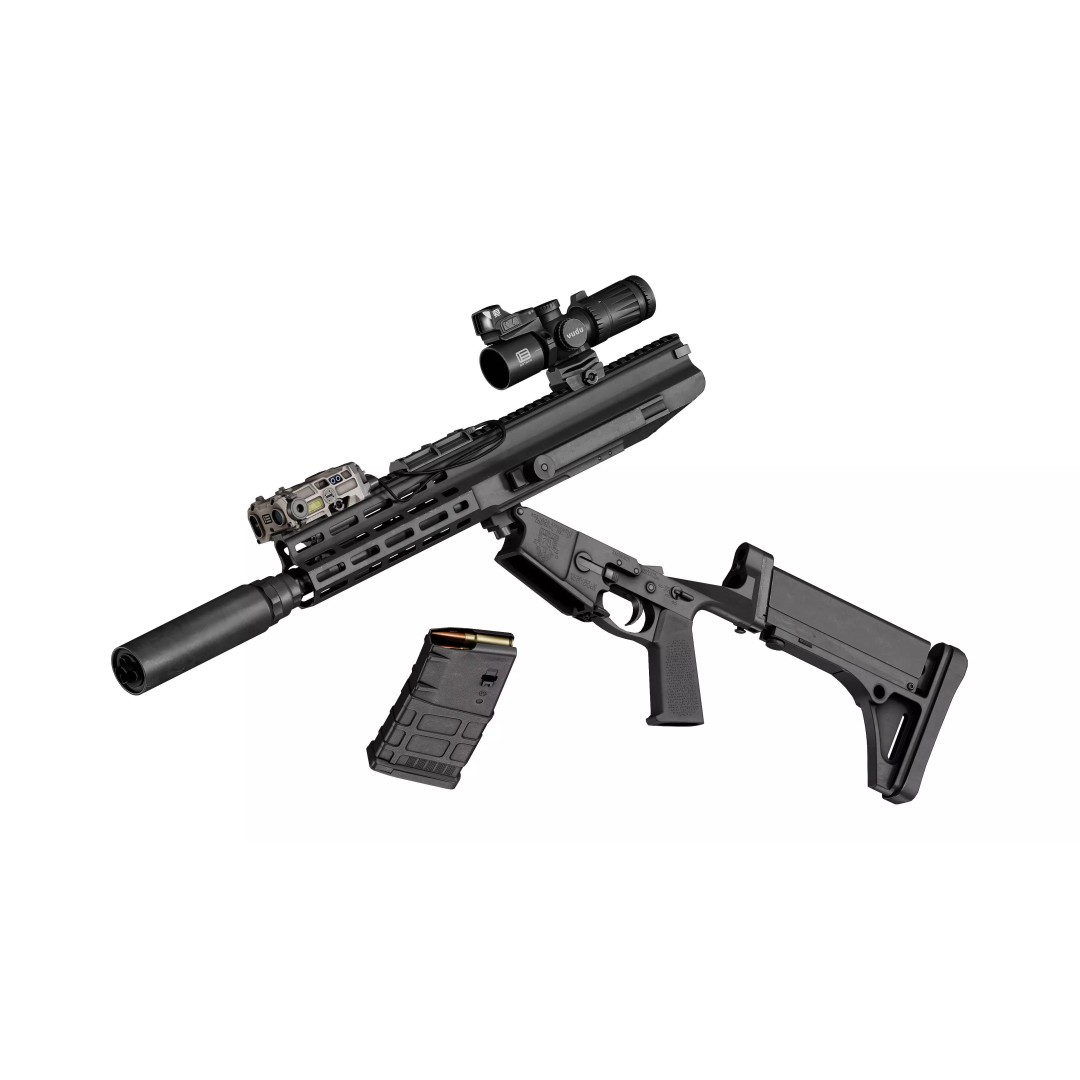 Robinson Armament XCR-M Rifle 3D Model – Low Poly Game Asset, FBX, OBJ - View 3