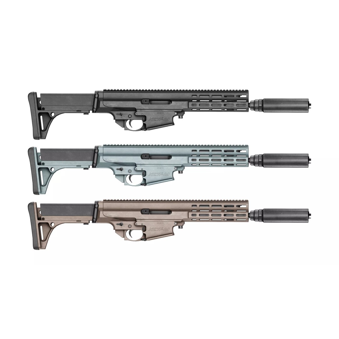 Robinson Armament XCR-M Rifle 3D Model – Low Poly Game Asset, FBX, OBJ - View 4