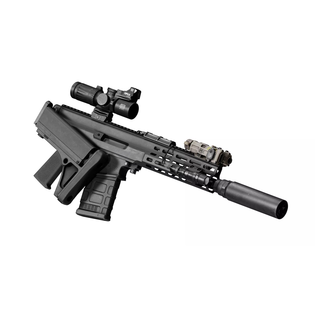 Robinson Armament XCR-M Rifle 3D Model – Low Poly Game Asset, FBX, OBJ - View 8