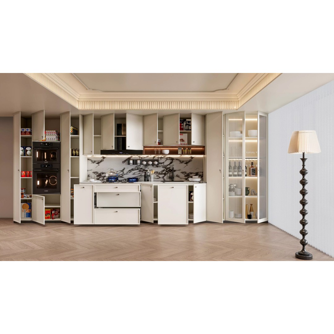 Luxury Modern Kitchen 3D Model – Modular Design, Game-Ready Formats - View 15