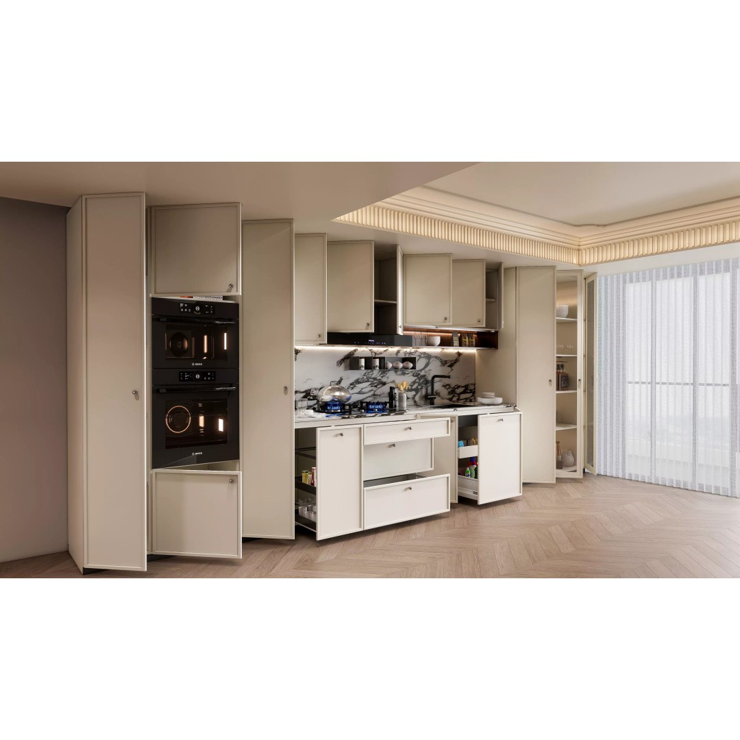 Luxury Modern Kitchen 3D Model – Modular Design, Game-Ready Formats - View 16