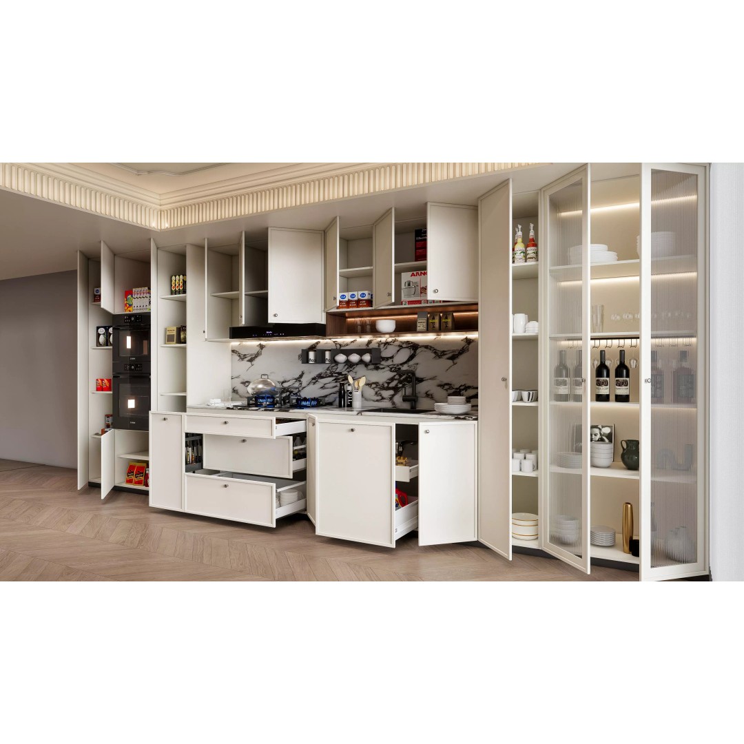 Luxury Modern Kitchen 3D Model – Modular Design, Game-Ready Formats - View 17