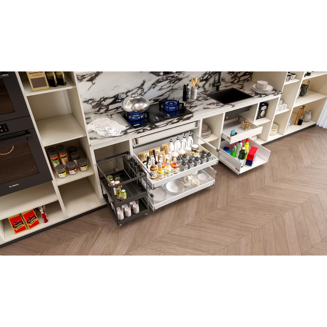 Luxury Modern Kitchen 3D Model – Modular Design, Game-Ready Formats - View 20