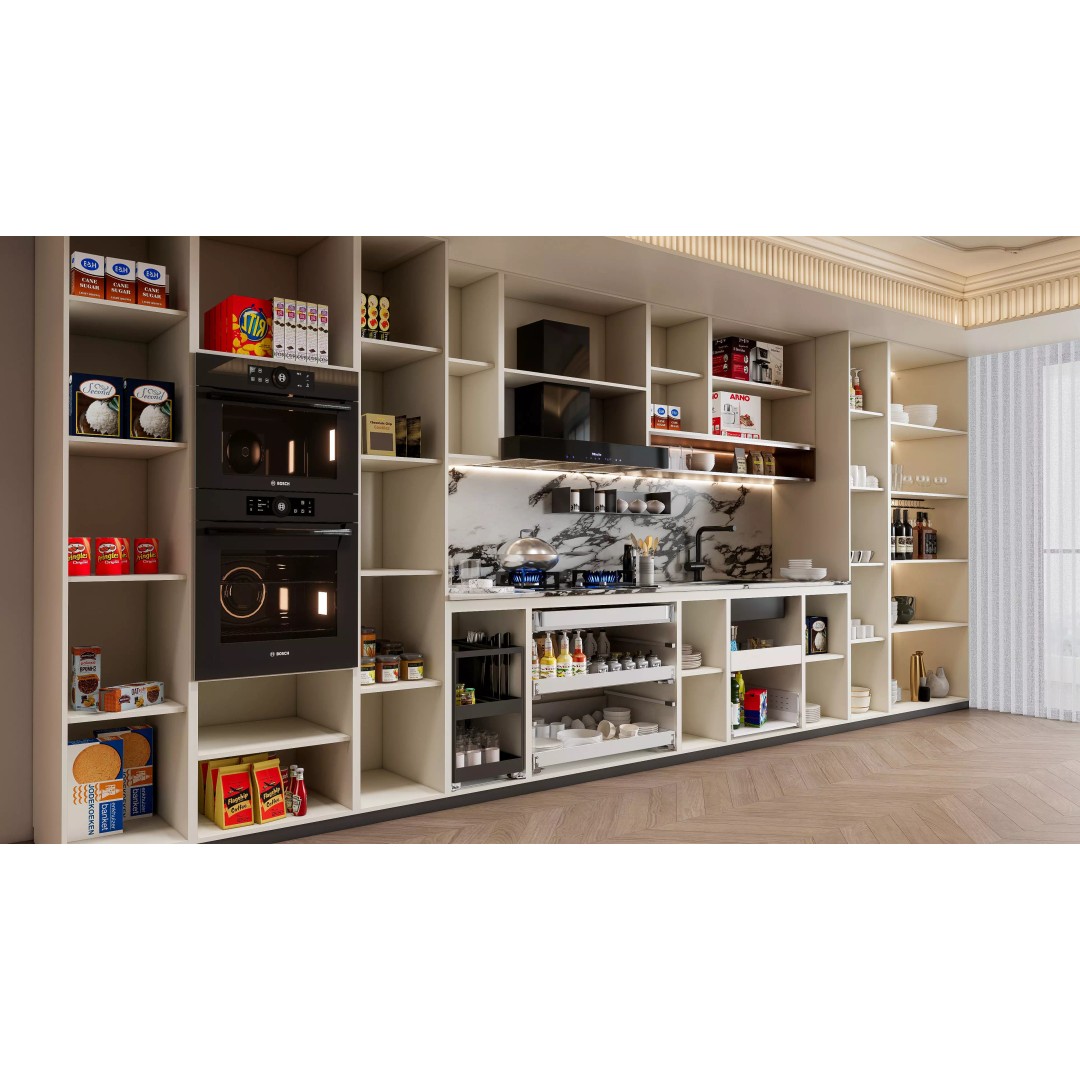 Luxury Modern Kitchen 3D Model – Modular Design, Game-Ready Formats - View 24