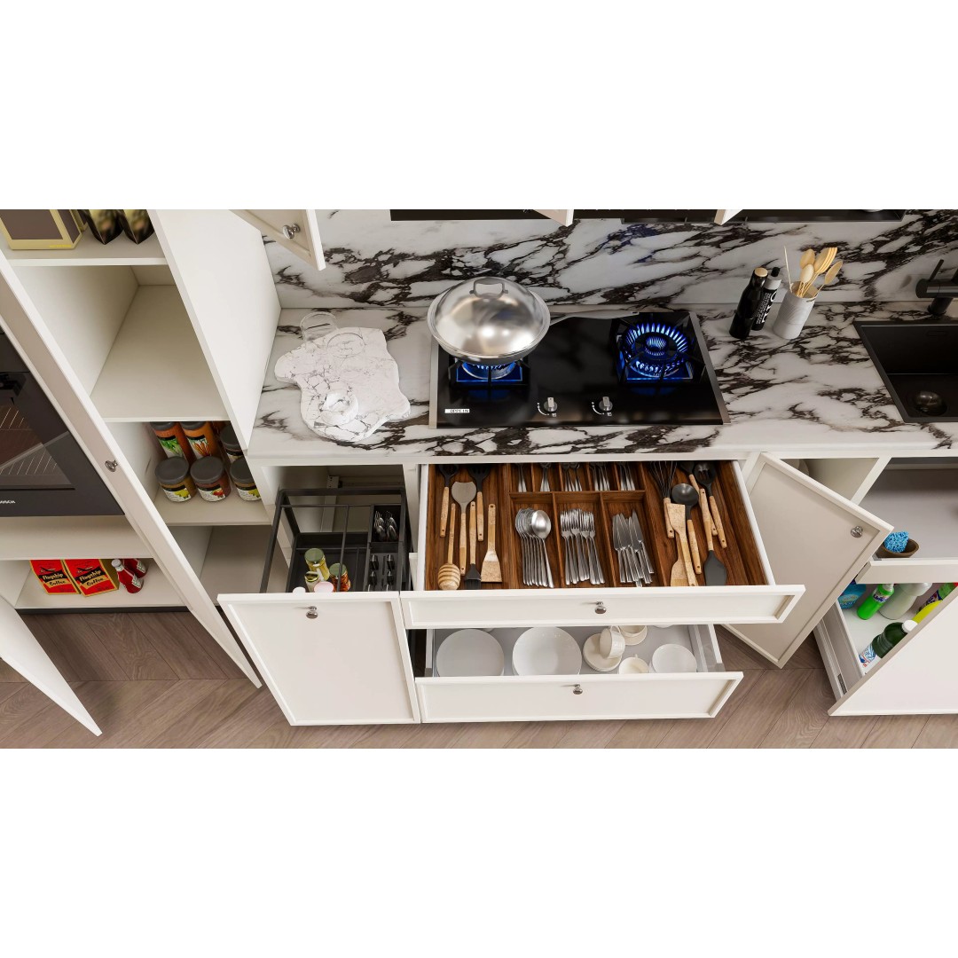 Luxury Modern Kitchen 3D Model – Modular Design, Game-Ready Formats - View 27