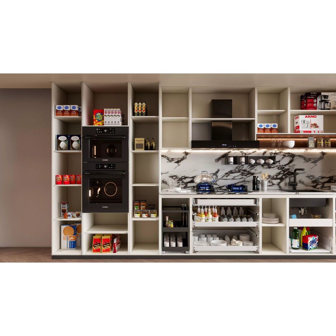 Luxury Modern Kitchen 3D Model – Modular Design, Game-Ready Formats - View 29