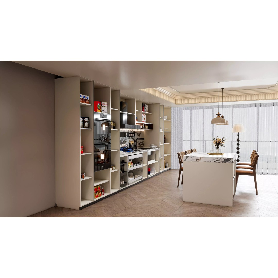 Luxury Modern Kitchen 3D Model – Modular Design, Game-Ready Formats - View 31