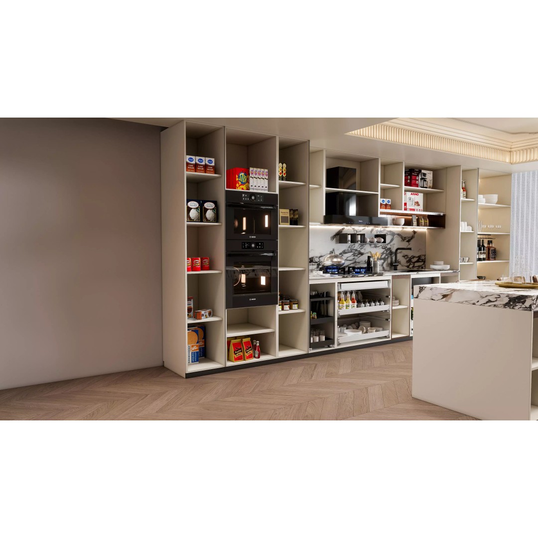 Luxury Modern Kitchen 3D Model – Modular Design, Game-Ready Formats - View 32