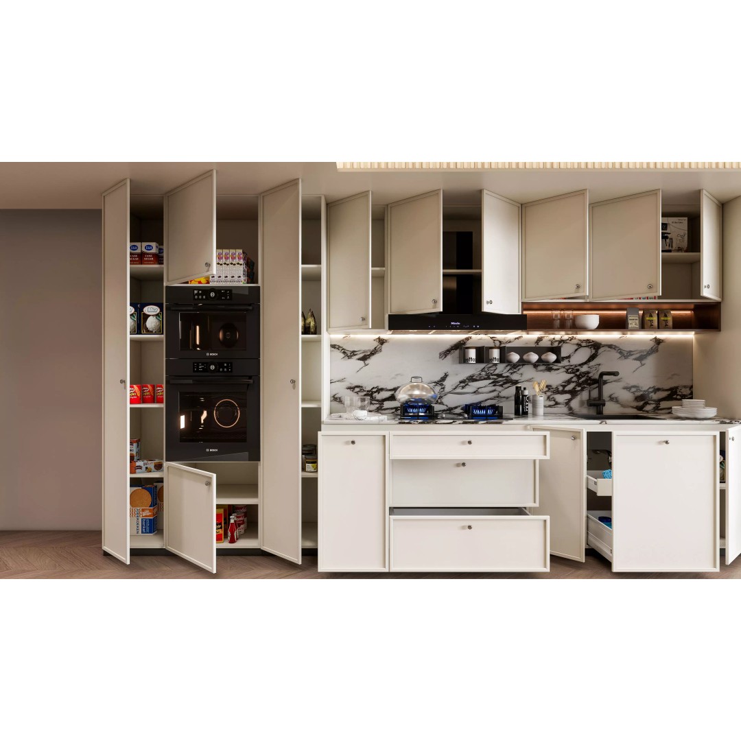 Luxury Modern Kitchen 3D Model – Modular Design, Game-Ready Formats - View 7