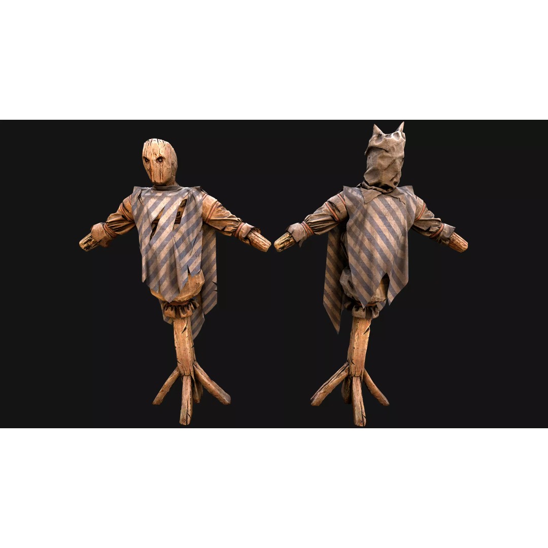 Medieval Military Prison Dummy Training Camp 3D Model – Low Poly Game Asset, PBR - View 14